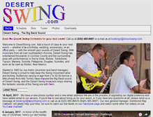 Tablet Screenshot of desertswing.com